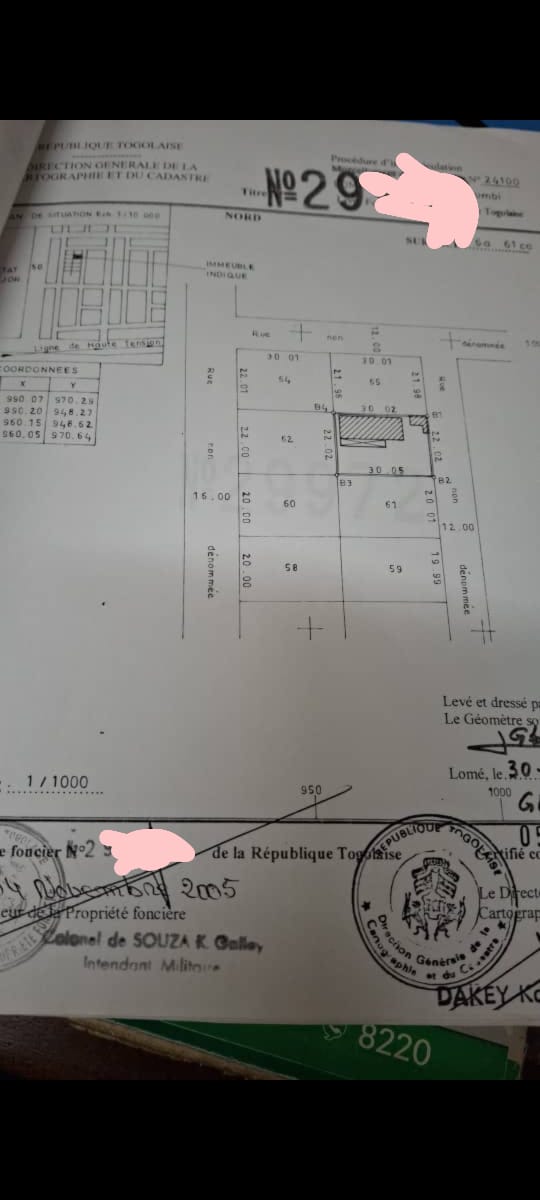 Terrain de 1 lot en vente à Noukafu Forevér près du goudron – 75 millions FCFA