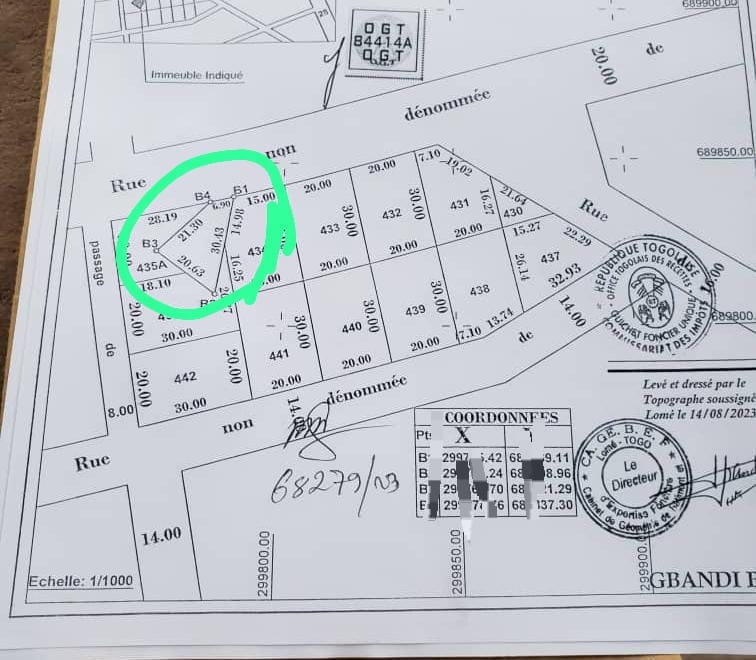 Maison à vendre à Agoè Assiyéyé – 25 millions FCFA