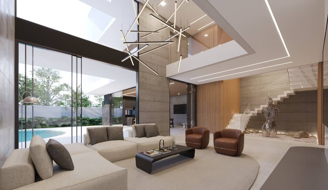 VILLA TRIPLEX AVEC PISCINE & ASCENSEUR À VENDRE À FOREVER – 600 m² | TITRE FONCIER