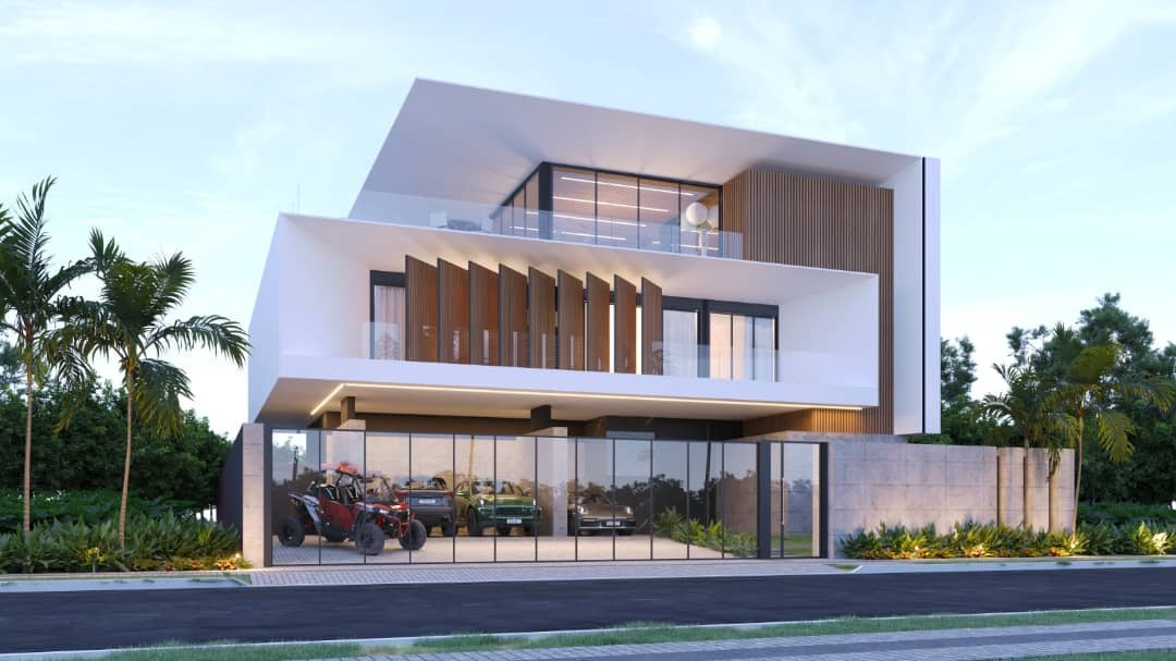 VILLA TRIPLEX AVEC PISCINE & ASCENSEUR À VENDRE À FOREVER – 600 m² | TITRE FONCIER