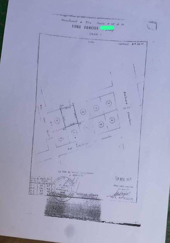 Terrain de 672 m² en vente à Adawlato – 185 millions FCFA