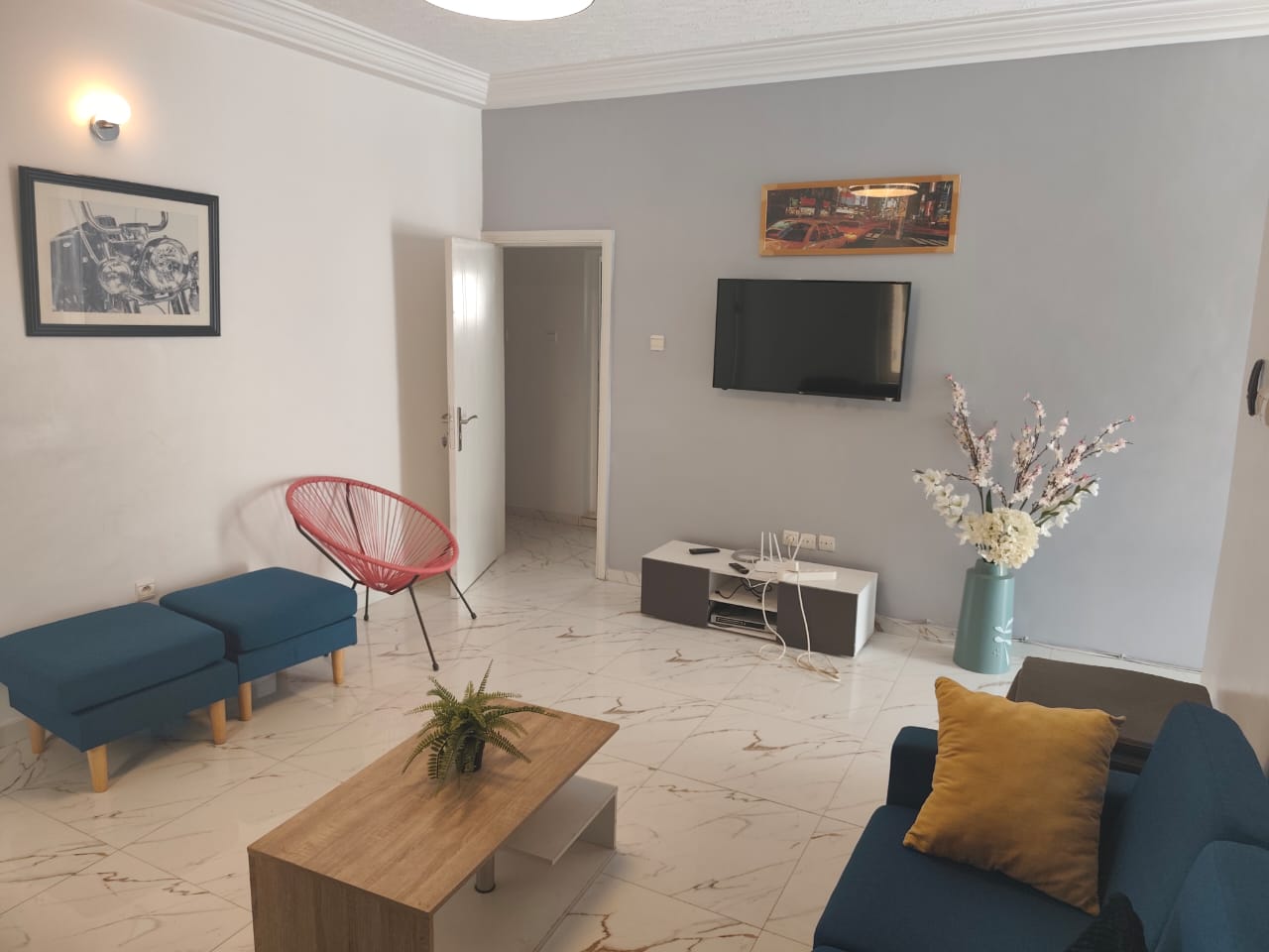 Villa duplex meublée à louer à Agoè Legbassito quartier Athiomé – 600 000 FCFA/mois