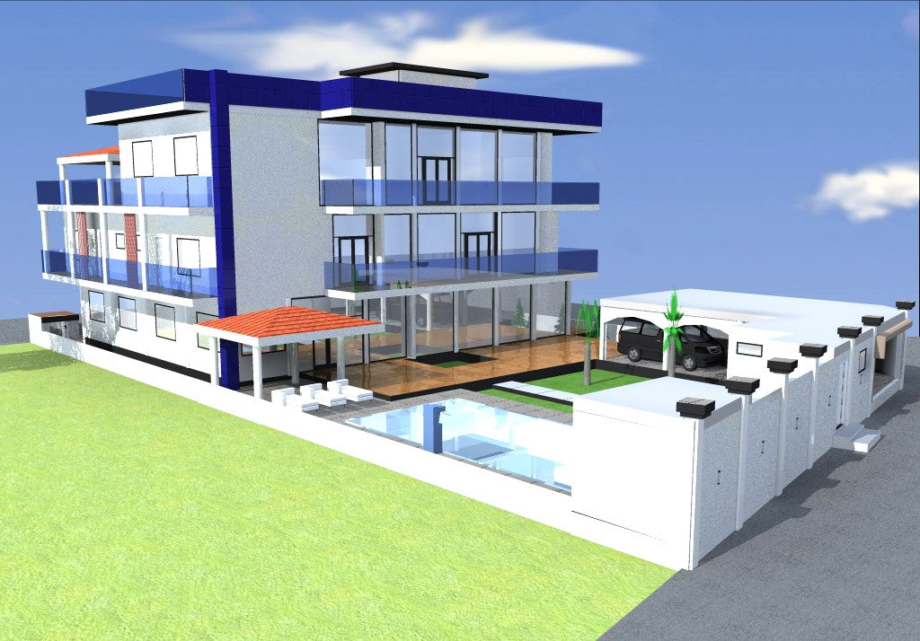 VILLA 10 PIÈCES À VENDRE À LOMÉ - BAGUIDA, CÔTÉ PLAGE