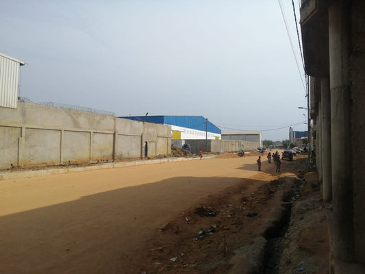 TERRAIN 1129 m² À VENDRE DANS LA ZONE PORTUAIRE – 60M DU BOULEVARD MOBUTU