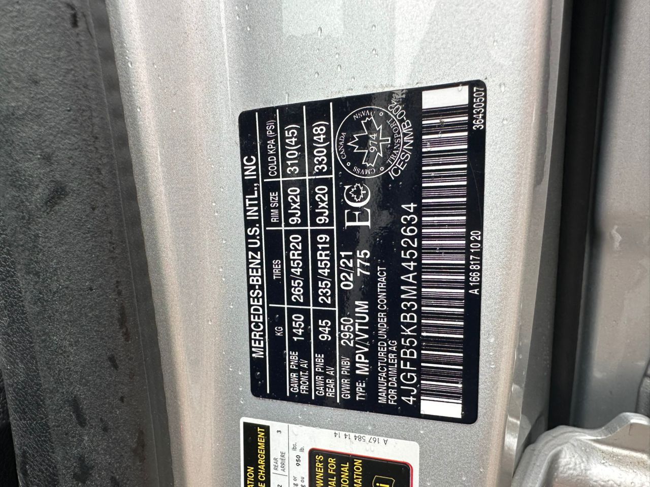 MERCEDES BENZ GLE 450 2021