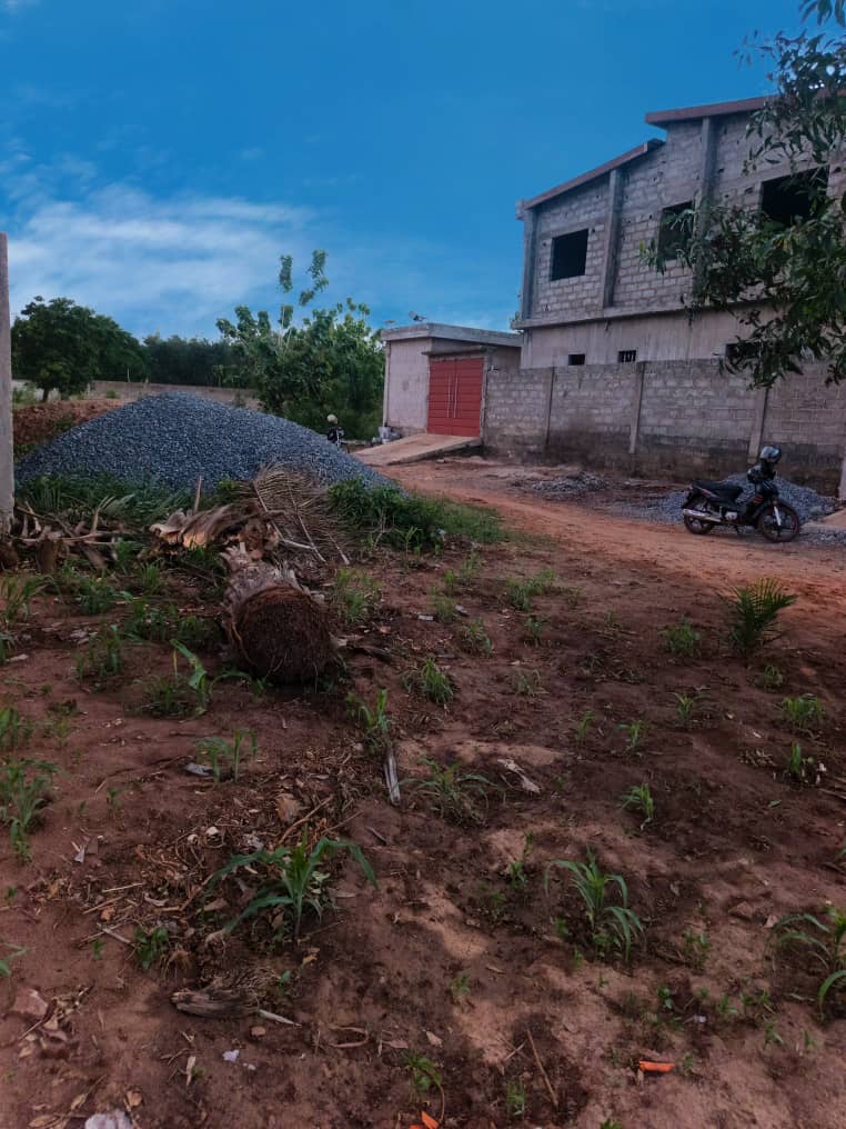 1/2 lot nu en vente à Aképé – 9 millions FCFA