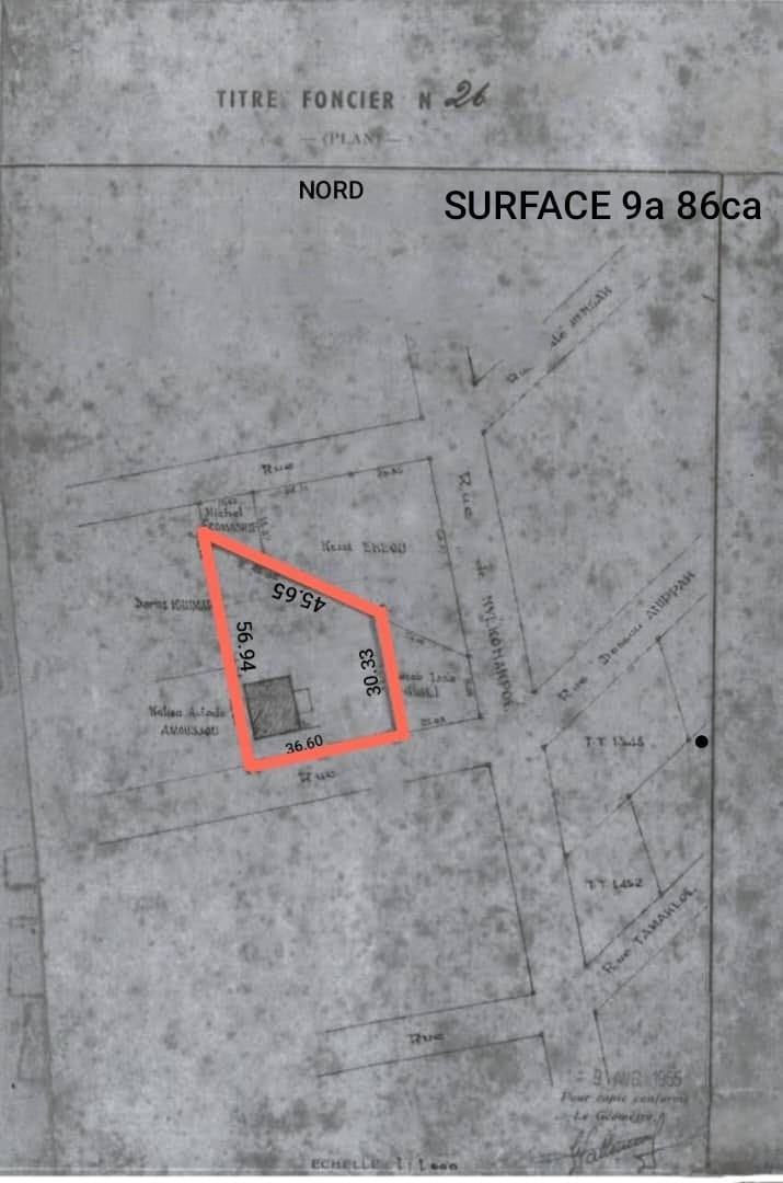 Terrain de 986 m² en vente à Nyékonakpoè Lokodonou - 170 millions FCFA