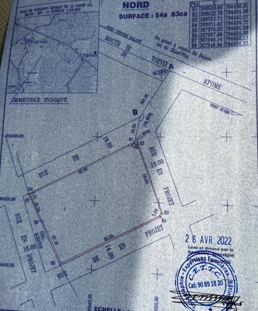 Terrain de 600 m² en vente à Dalavé non loin de la grande voie de Tsévié à Kpomé – 4 millions FCFA le lot