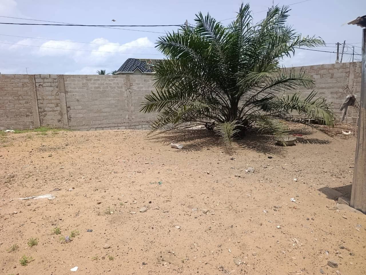 Terrain d'un demi-lot carré en vente à Kagnikopé Lomé Port – 25 000 000 FCFA