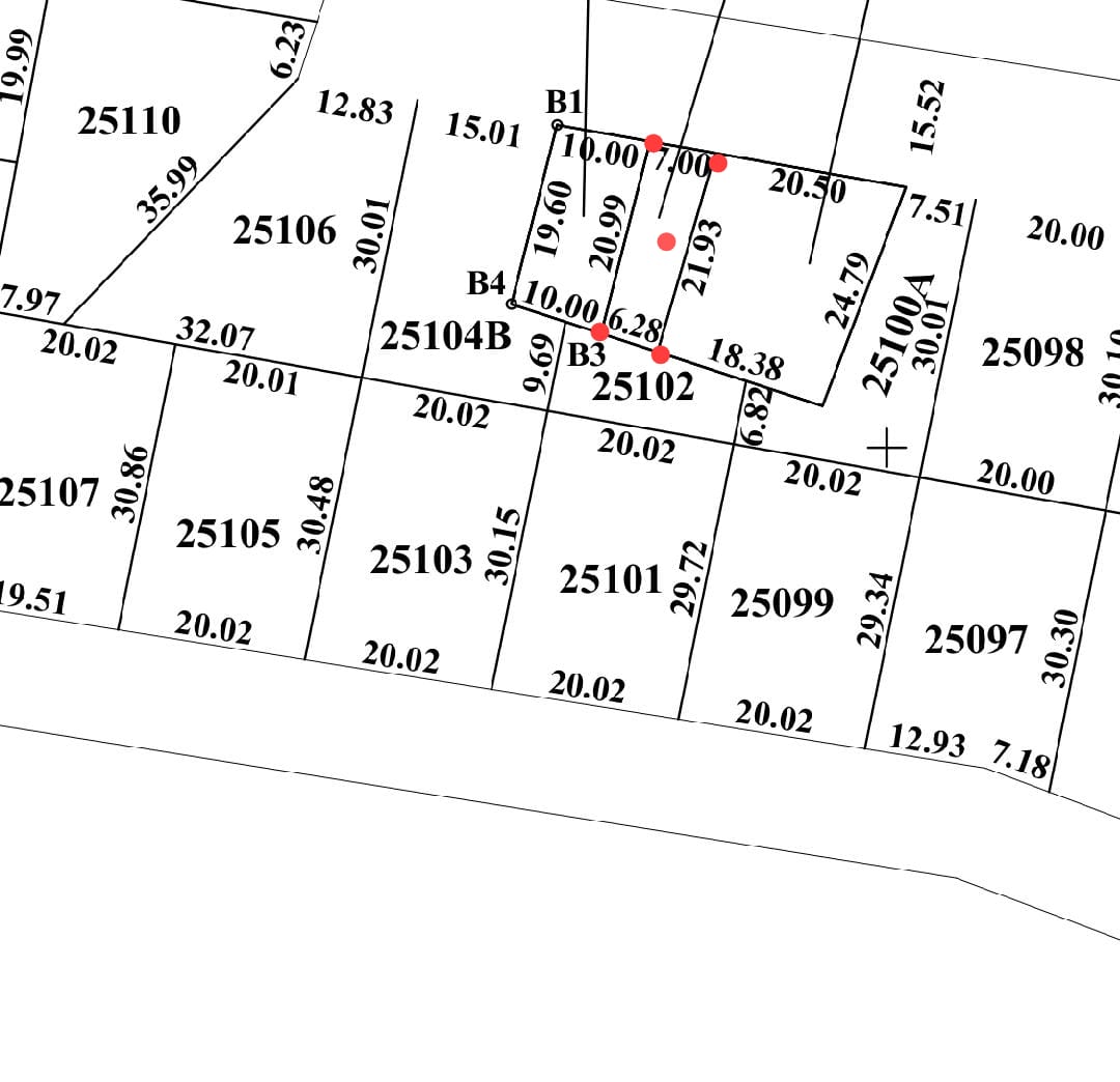 Terrain nu 1/4 lot à vendre à Zanguera – 5.500.000 FCFA