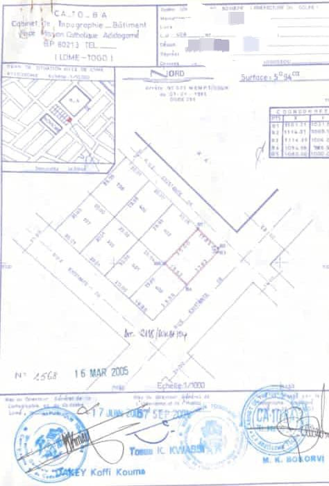 TERRAIN À VENDRE À ADIDOGOMÉ FRANCISCAIN
