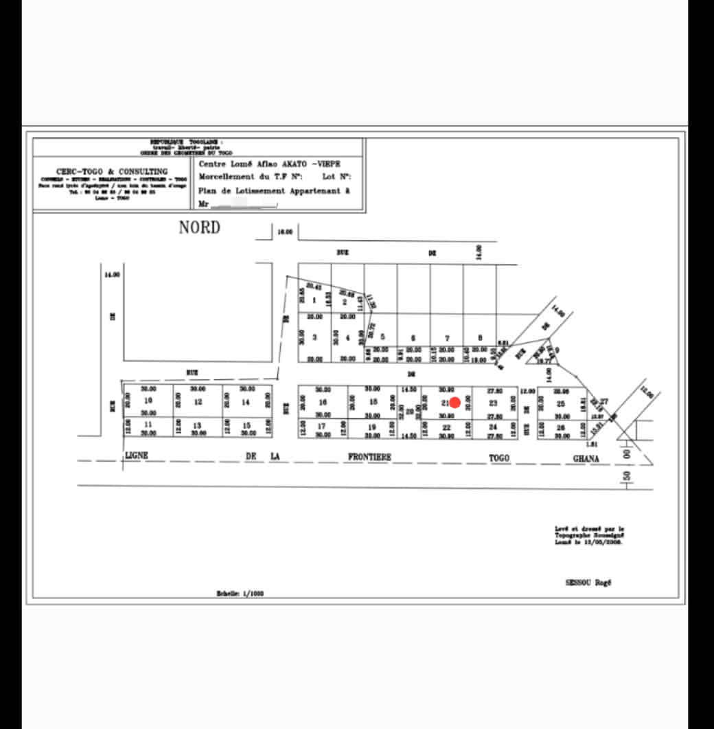 Terrain à vendre à AKATO Kpékuinou – 7 Millions FCFA