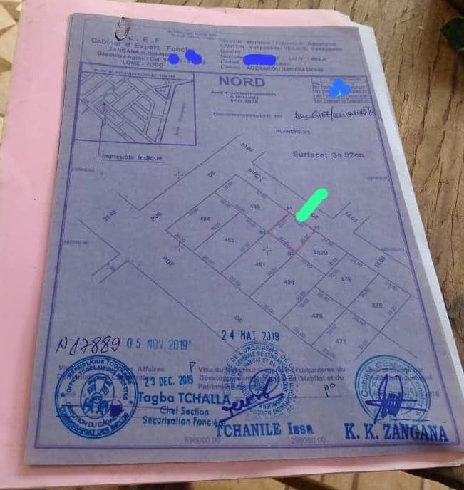 Terrain à vendre à Vakposito – 25 Millions FCFA