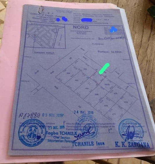 Terrain à vendre à Vakposito – 25 Millions FCFA