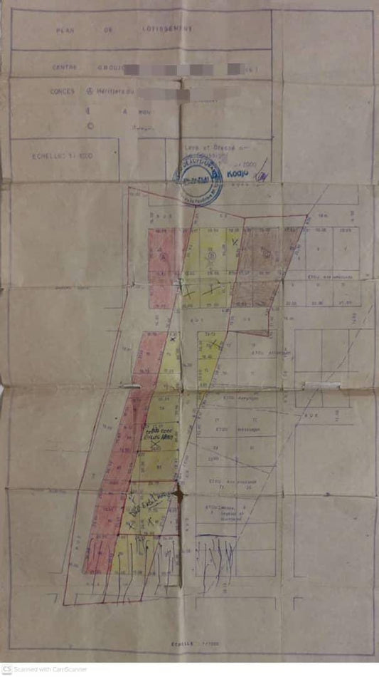 Terrain de 1132 m² en vente à Assigamé – 950 millions FCFA