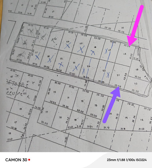 Terrain 2 lots en vente à Adetikopé – 15 millions FCFA le lot