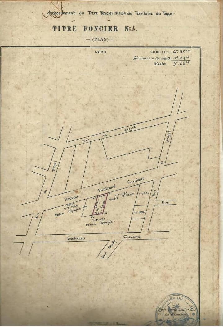 Terrain à vendre à Nyekonakpoè – 250 Millions FCFA