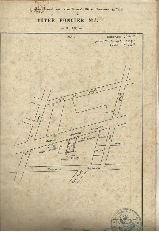 Terrain à vendre à Nyekonakpoè – 250 Millions FCFA