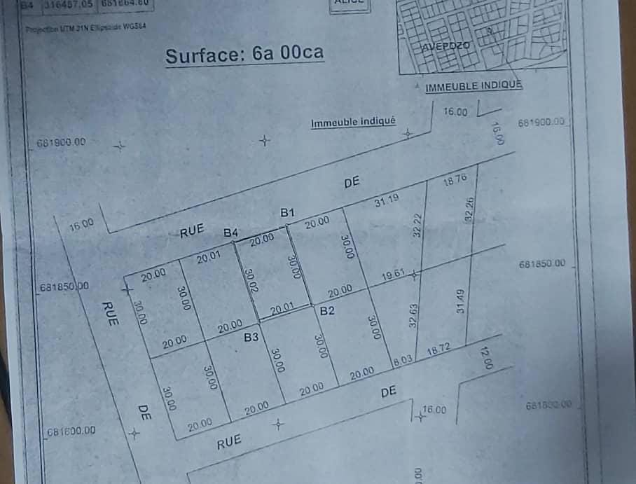 Terrain 1 lot en vente à Avepozo – 45 millions FCFA