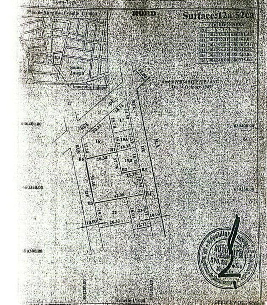 Terrain à vendre à Tokoin – 80 Millions FCFA
