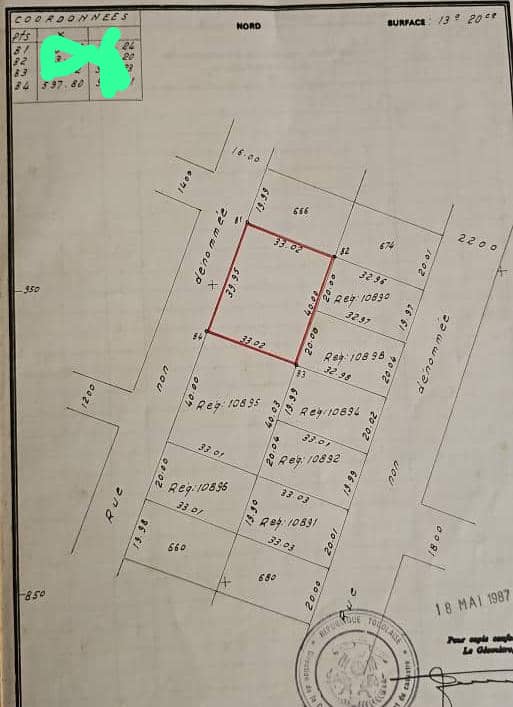 Terrain de 2 lots en vente à Agbalepedo – 150 millions FCFA