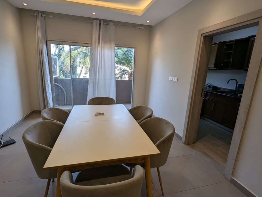 Appartement meublé 2 chambres à louer à Lomé Aéroport – 900 000 FCFA