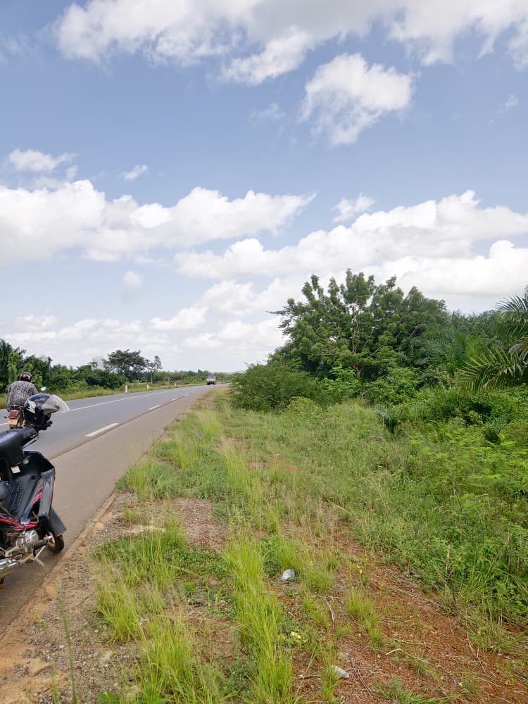 Terrain de 2 lots en vente en bordure du goudron à Badja-Savé – 8 000 000 FCFA