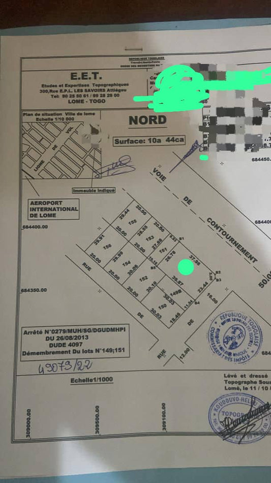 Magasin R+1 en vente à Attiegou – 150 millions FCFA