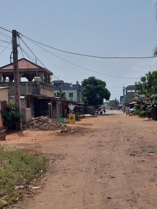 Terrain de 450 m² en vente en angle de rue à Adidoadin – 45 millions FCFA