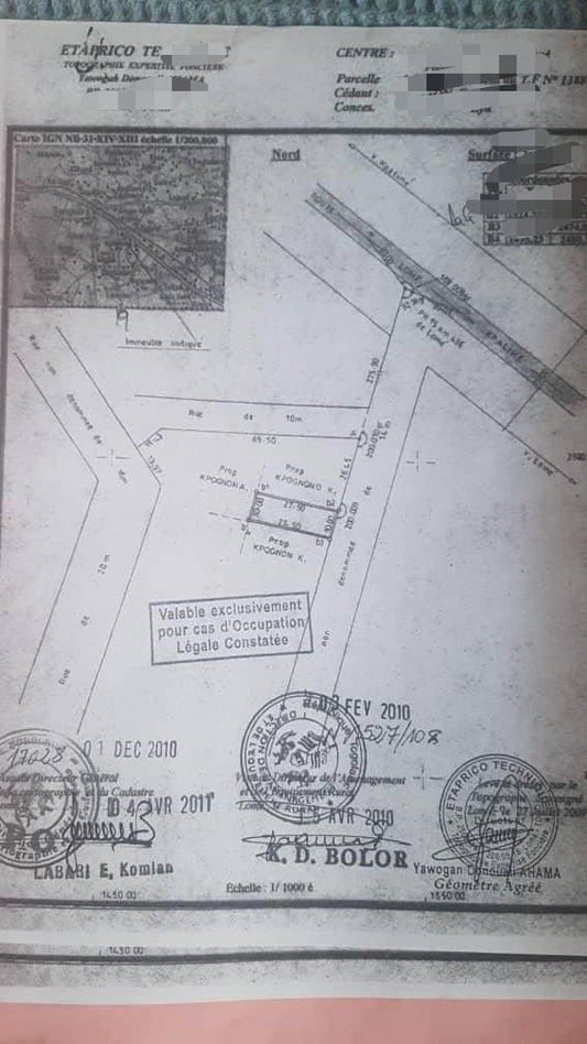 Terrain à vendre à Atilamonou – 14.5 Millions FCFA