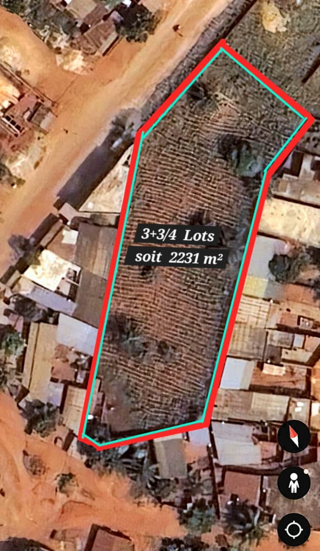 Terrain à vendre à Légbassito – 35 Millions FCFA