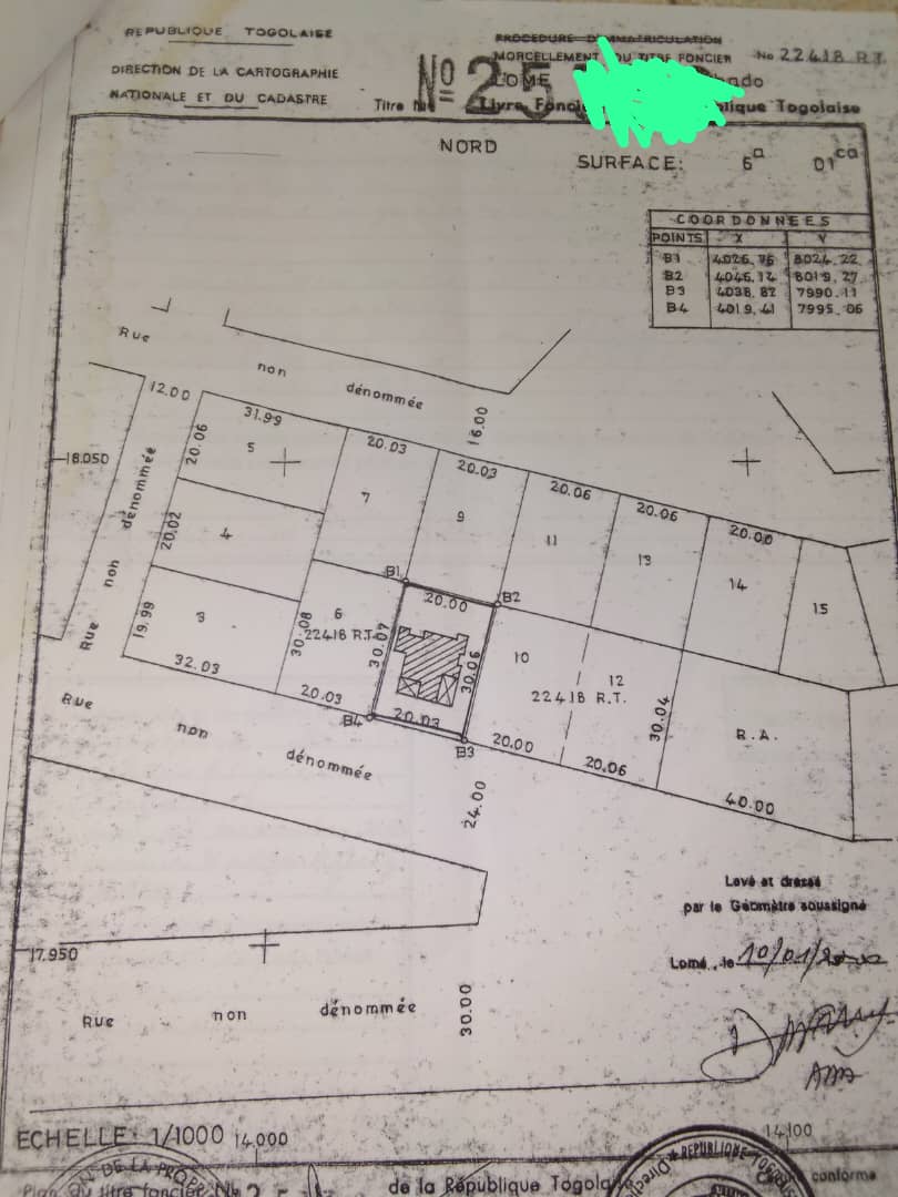 Maison 5 chambres en vente à Adidogomé Awatamé – 70 millions FCFA
