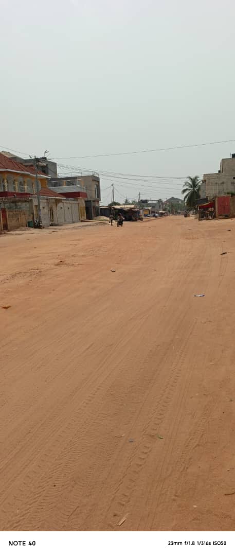 2 lots collés clôturés en vente à Apédokoè Gbomamé – 50 millions FCFA par lot