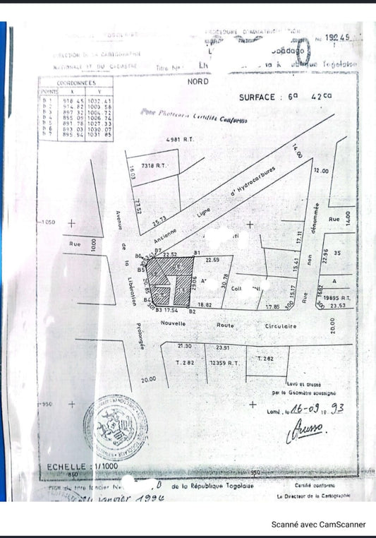 Immeuble R+2 à vendre à Tokoin – 250 millions FCFA