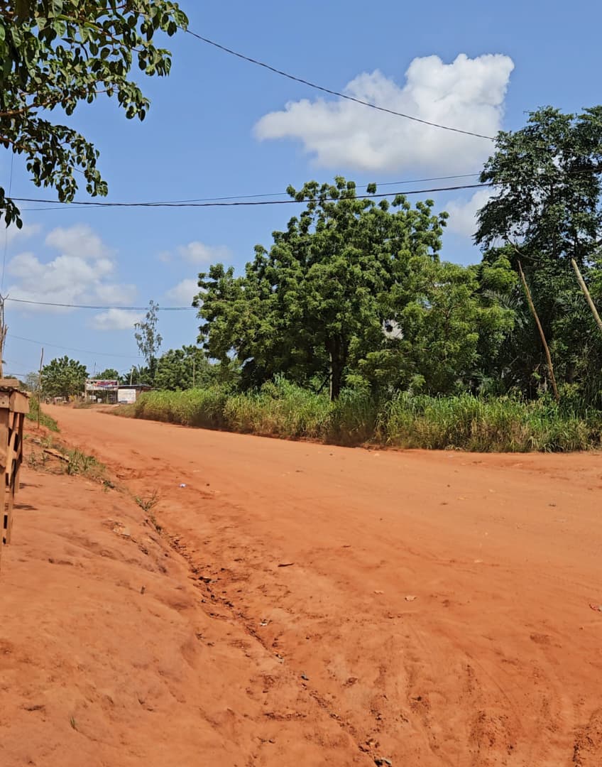 Terrain de 384 m² en vente en bordure de goudron à Apéssito – 18.000.000 FCFA