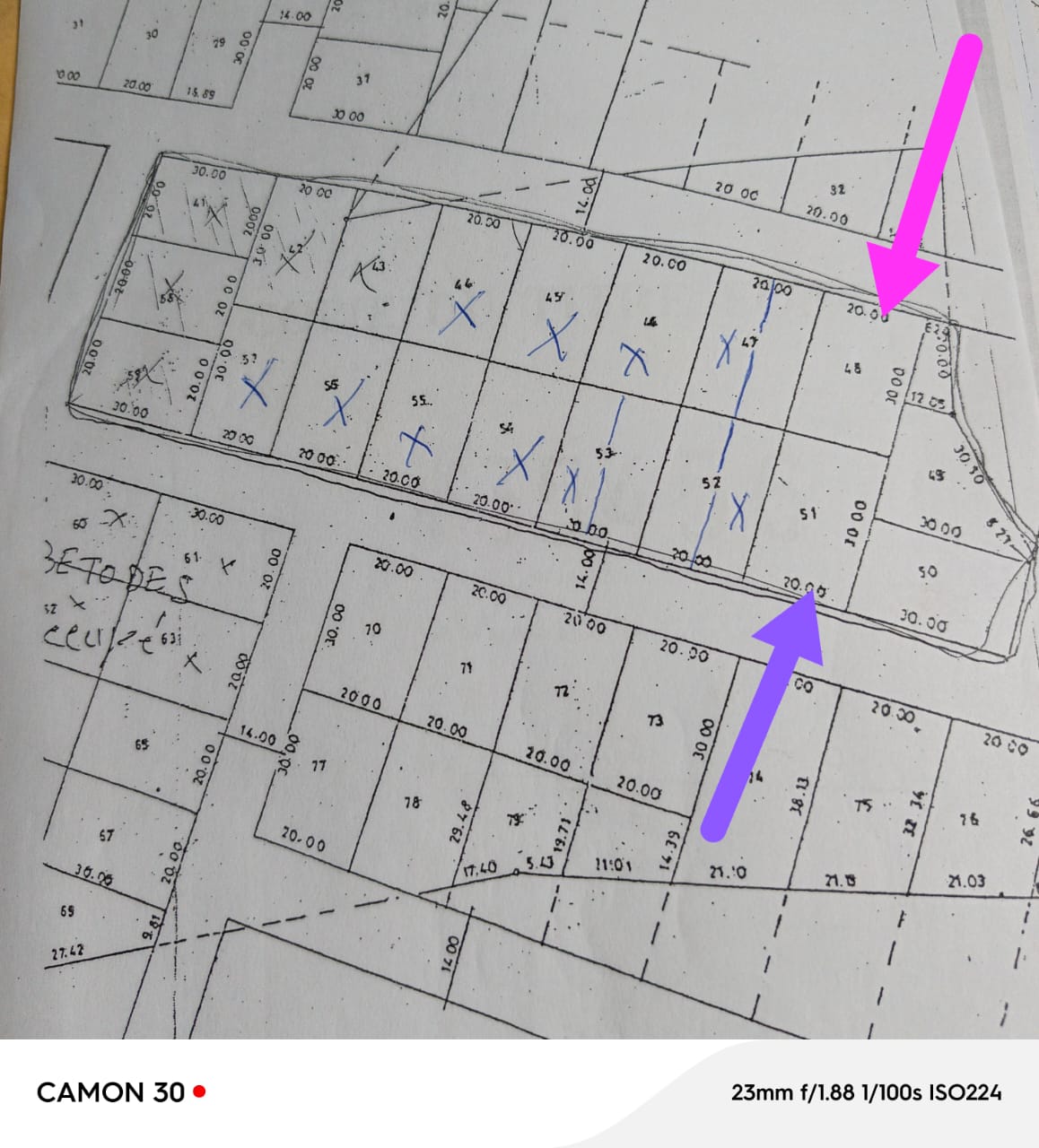 Terrain de 2 lots en vente à Adetikopé – 15 millions FCFA le lot