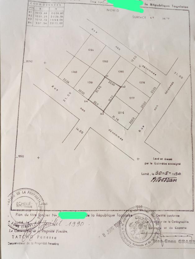 Terrain à vendre à Totsi – 45 Millions FCFA