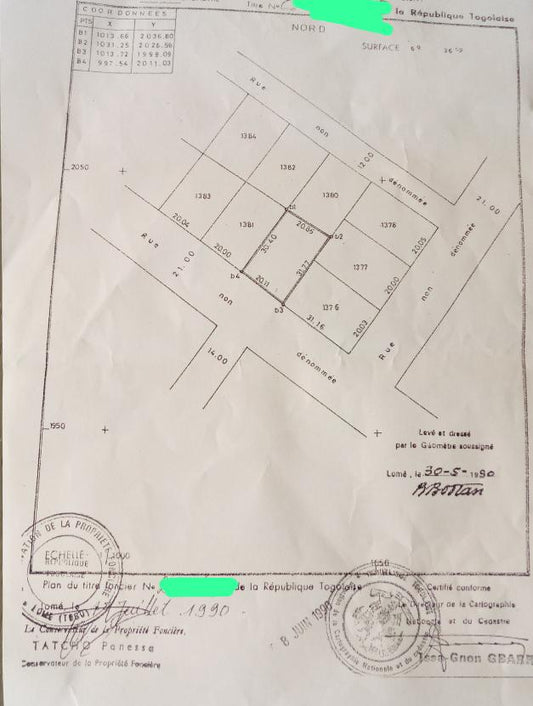 Terrain à vendre à Totsi – 45 Millions FCFA