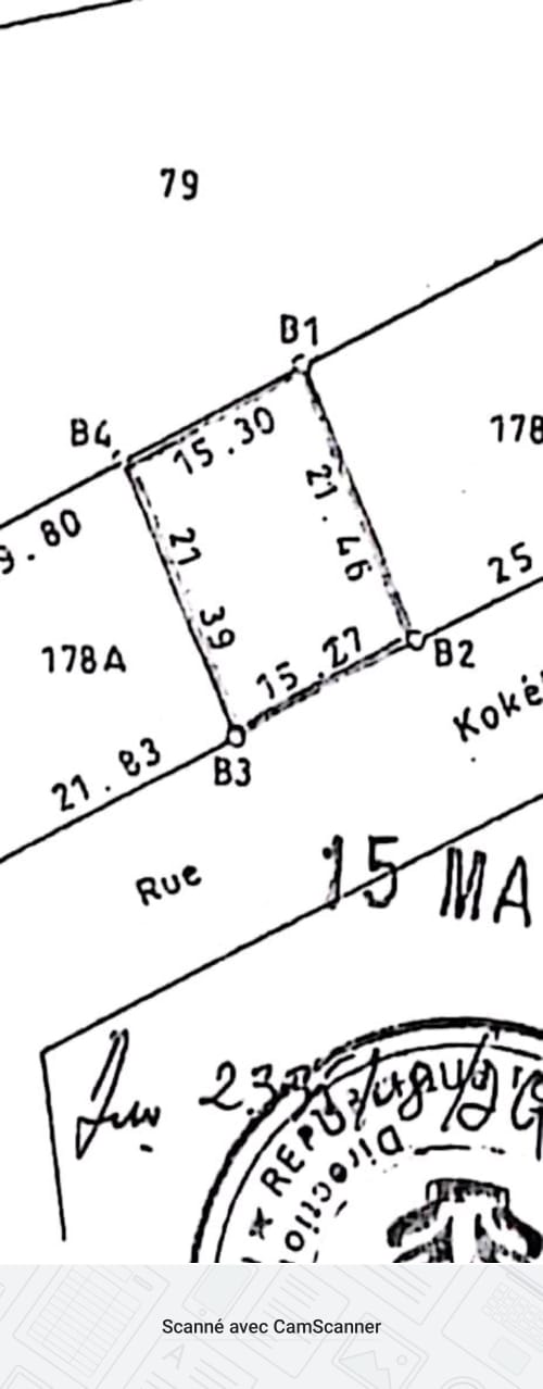 Terrain de 300 m² en vente à Assigamé – 300 millions FCFA