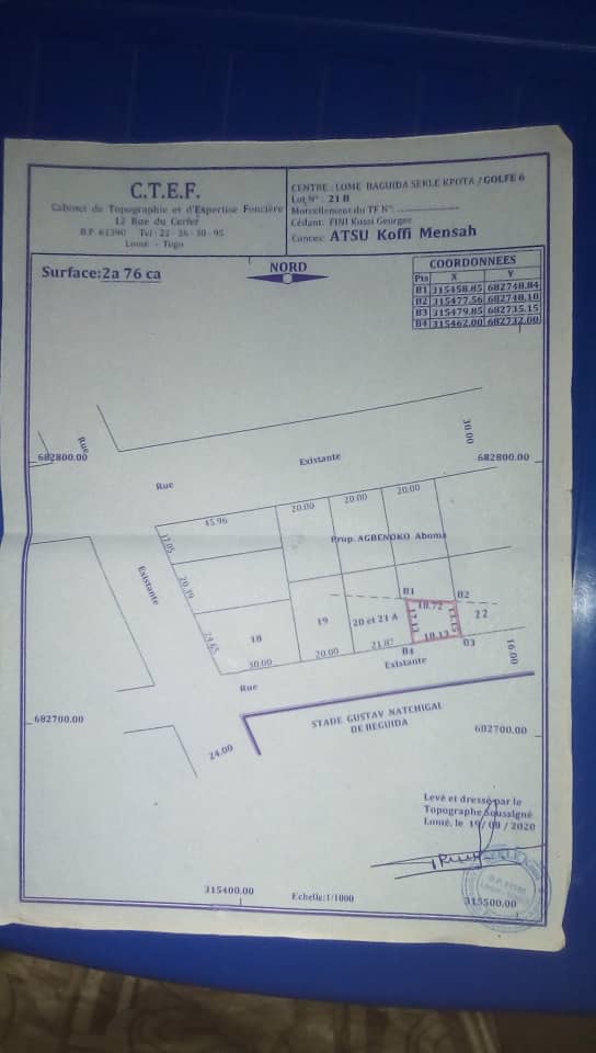 Villa à vendre à Baguida – 20 Millions FCFA