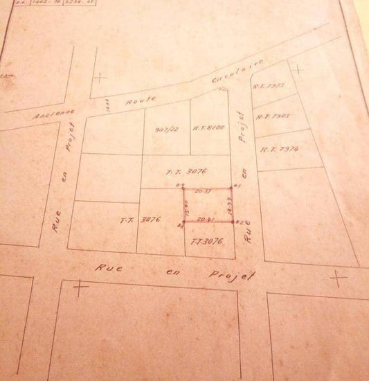 Terrain de 306 m² en vente à Tokoin – 41 millions FCFA