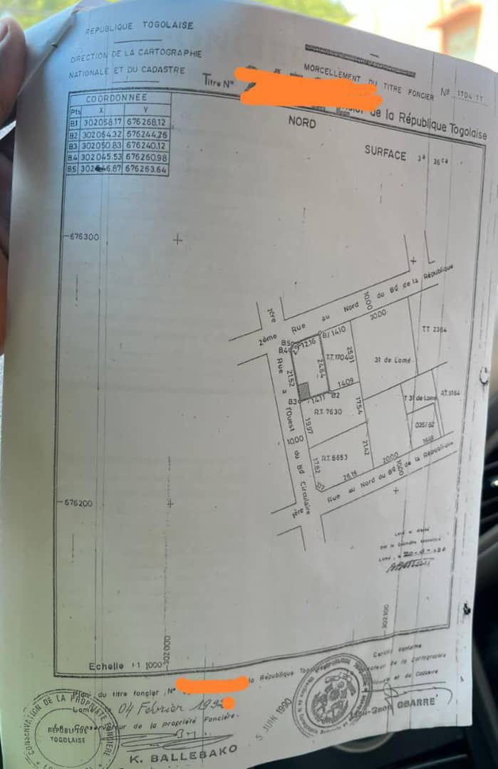 Maison 3 chambres à vendre à Kodjoviakopé – 80 millions FCFA