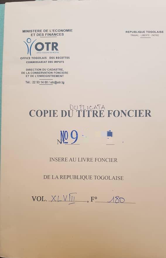 Lots de terrains en vente à Noèpé – 7.5 millions FCFA le lot