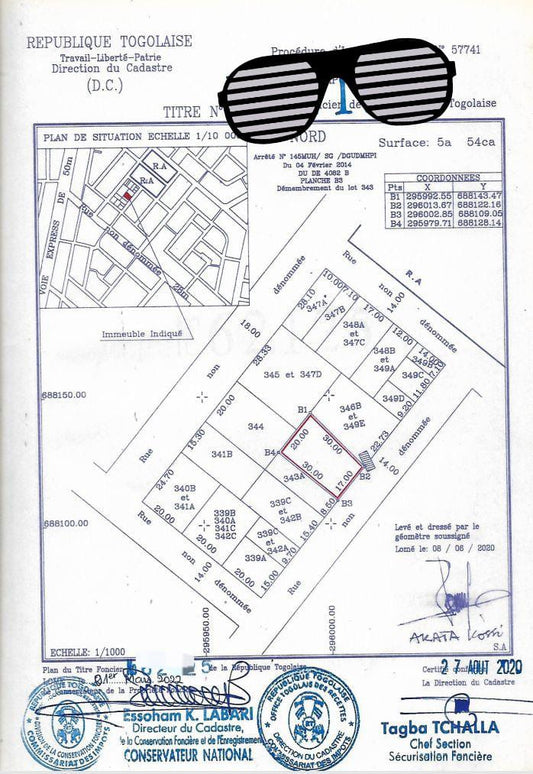 Terrain à vendre à Vakpossito – 35 Millions FCFA