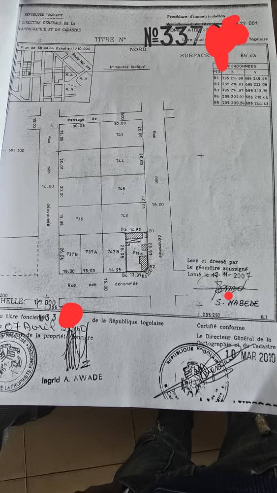 Villa 3 chambres en vente à SEGBE – 55.000.000 FCFA