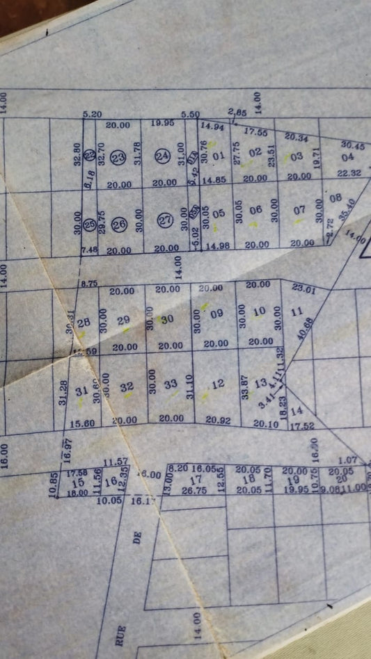Terrain de 7 lots en vente avec Titre Foncier à Kovié Ananissimé – 4 millions FCFA le lot