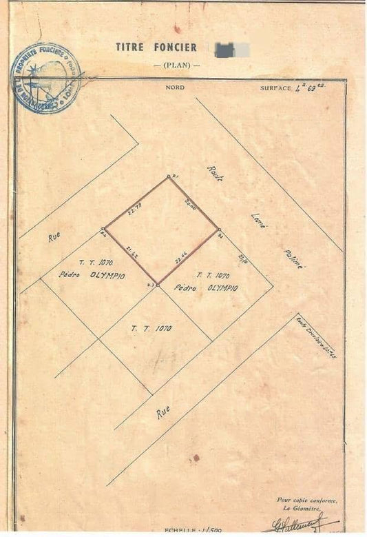 Terrain à vendre à Tokoin – 160 Millions FCFA