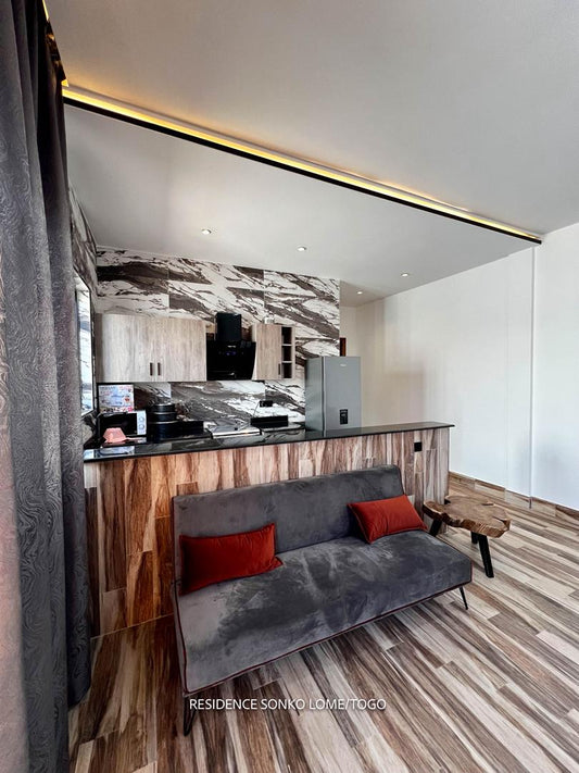 Appartement meublé 2 chambres à louer à Baguida Luxolin – 45 000 FCFA la nuit