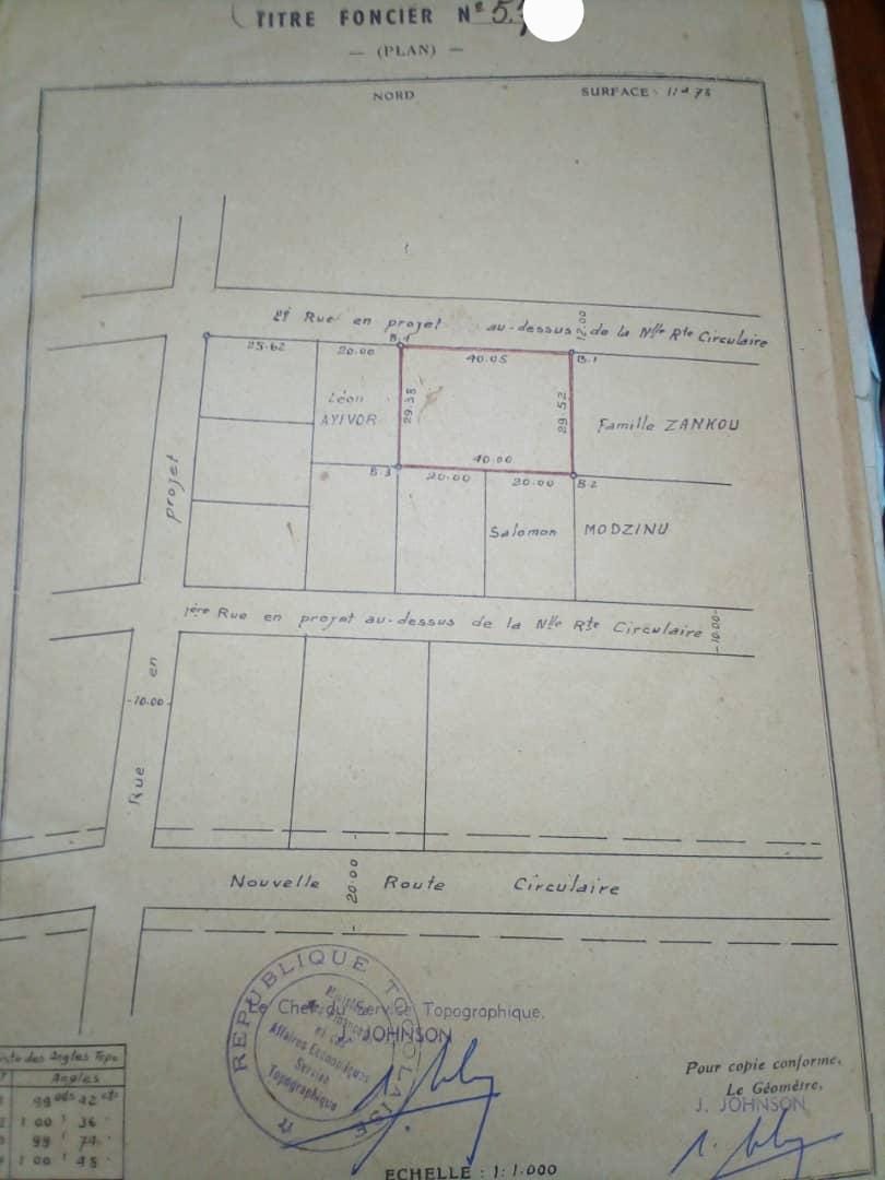 Terrain de 2 lots en vente à Tokoin Soted – 165 millions FCFA