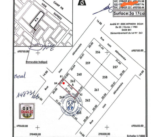 1/2 lot de terrain à vendre à Agoé Sogbossito Annokui – 15 millions FCFA